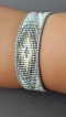 Bransoletka tkana w stylu Boho - Shades of Grey